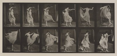 Plate Number 188. Dancing (fancy), 1887 by Eadweard Muybridge
